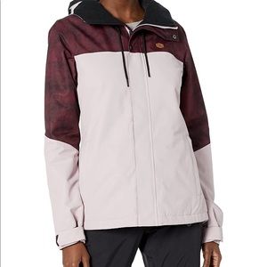 Worn once! Volcom Women's Bolt Insulated Snowboard Ski Winter Hooded Jacket.